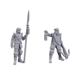 WIZKIDS DND - UNPAINTED MINIS - WV23 - Roadwardens Male & Female