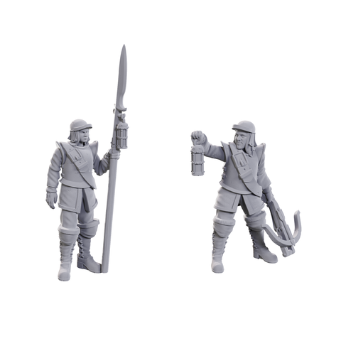 DND - UNPAINTED MINIS - WV23 - Roadwardens Male & Female