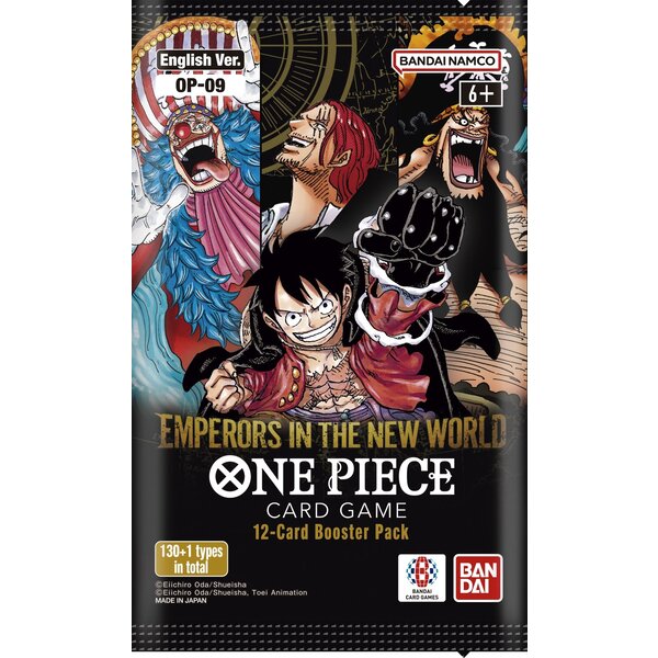 Bandai ONE PIECE - OP-09 - EMPORORS IN THE NEW WOLRD- Booster Pack
