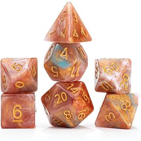 Aether Dice AETHER DICE - 7DICE SET - Heavenly