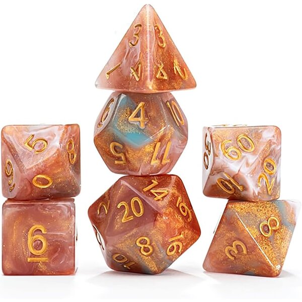 Aether Dice AETHER DICE - 7DICE SET - Heavenly