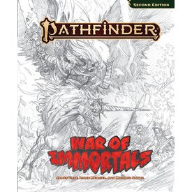 Paizo PATHFINDER - 2e - SKETCH COVER EDITION - War of Immortals