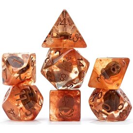 Inclusion Dice INCLUSION DICE - 7DIE SET - Coffee