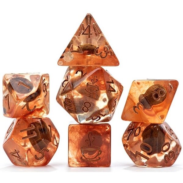 Inclusion Dice INCLUSION DICE - 7DIE SET - Coffee