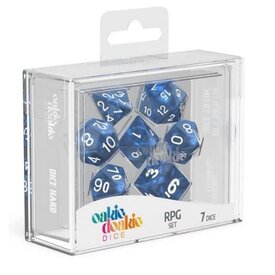 OakieDoakie Dice OAKIE DOAKIE - 7DIE SET - MARBLE - Blue