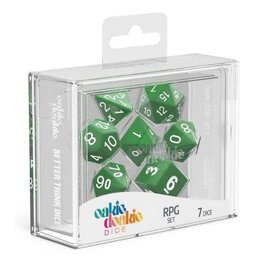 OakieDoakie Dice OAKIE DOAKIE - 7DIE SET - SOLID - Green