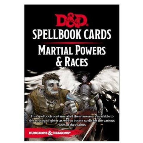 DND - SPELLBOOK CARDS - Martial Powers & Races