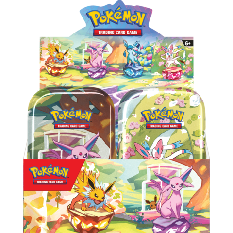 POKEMON - SV - PRISMATIC EVOLUTIONS - 8ct Mini Tin Display