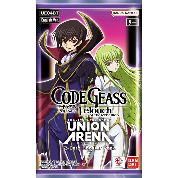 Bandai UNION ARENA - CODE GEASS - LELOUCH OF THE REBELLION - Booster Pack