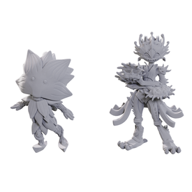 WIZKIDS PATHFINDER - UNPAINTED MINIS - WV25 - Lotus Leshy & Flytrap Leshy