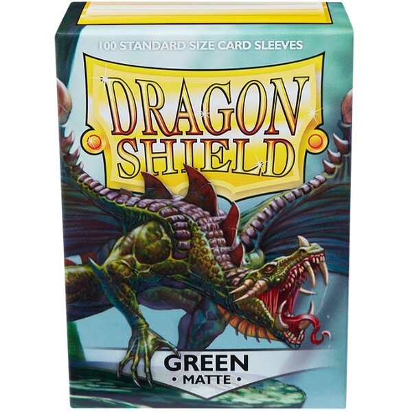 Arcane Tinmen DRAGON SHIELD - SLEEVES (100ct) - MATTE - Green