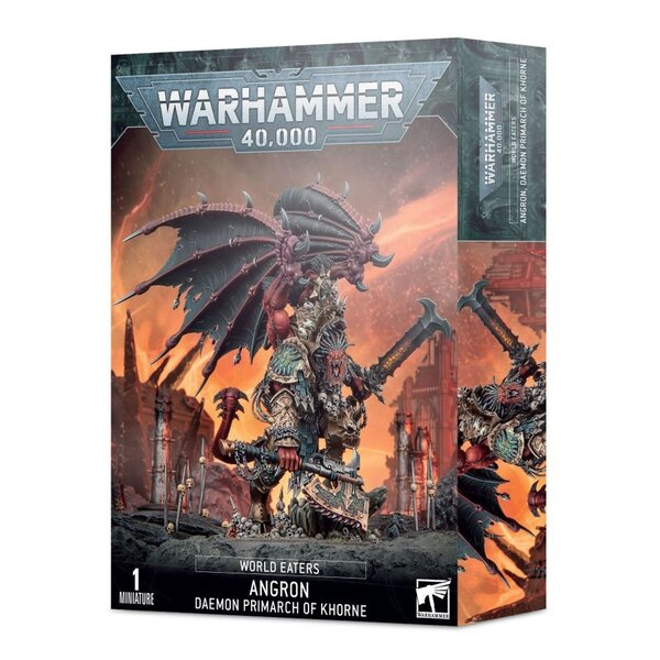 World Eaters 40K - WORLD EATERS - Angron, daemon primarch of Khorne