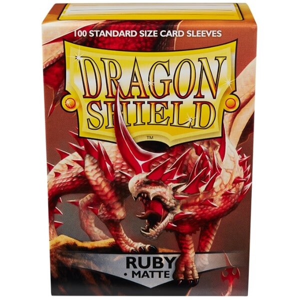 Arcane Tinmen DRAGON SHIELD - SLEEVES (100ct) - MATTE - Ruby