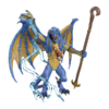 (À VENIR) DND - UNPAINTED MINIS - WV24 - Blue Abishai *preorder