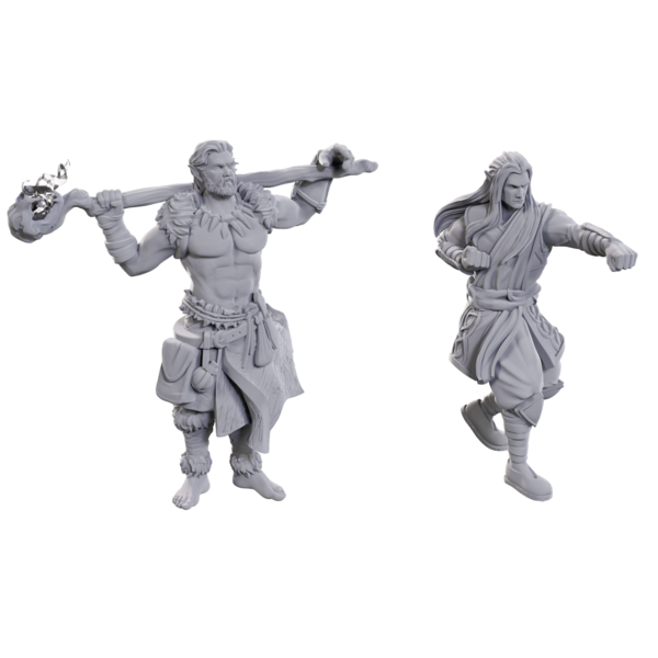 WIZKIDS (À VENIR) DND - UNPAINTED MINIS - WV24 - Archdruid & Martial Arts Adept