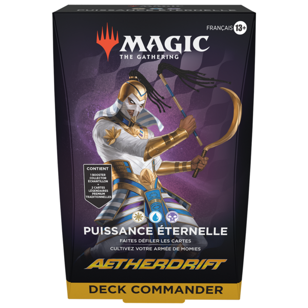 Wizards of the Coast MTG (FR) - AETHERDRIFT - COMMANDER DECK - Puissance Éternelle