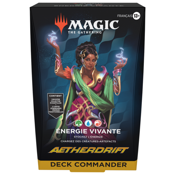 Wizards of the Coast MTG (FR) - AETHERDRIFT - COMMANDER DECK - Énergie Vivante