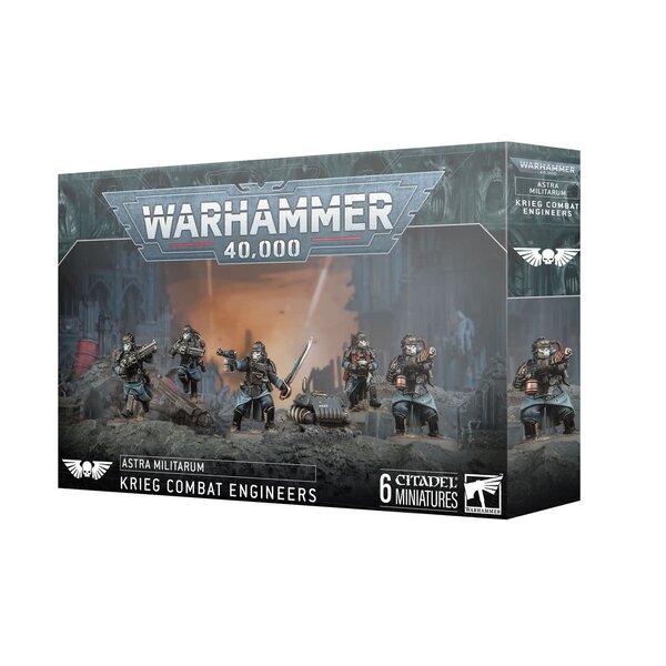 Warhammer 40k 40K - ASTRA MILITARUM - Krieg Combat Engineers