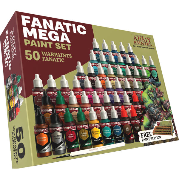 Army Painter ARMY PAINTER - WARPAINTS - FANATIC - 50 COLOOUR - Mega Set