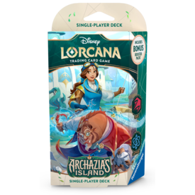 Ravensburger (7 MARS) DISNEY LORCANA - ARCHAZIA’S ISLAND - STARTER DECK - Ruby & Sapphire