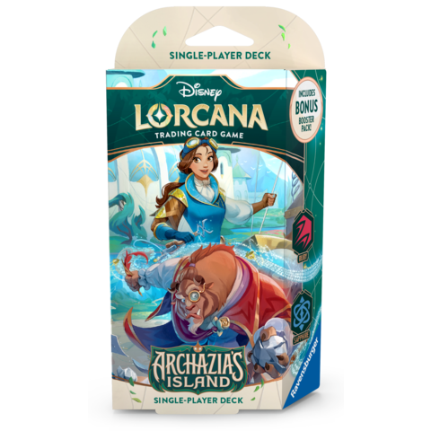 DISNEY LORCANA - ARCHAZIA’S ISLAND - STARTER DECK - Ruby & Sapphire