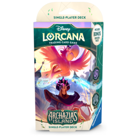 Ravensburger DISNEY LORCANA - ARCHAZIA’S ISLAND - STARTER DECK - Amethyst & Steel