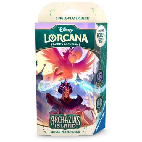 DISNEY LORCANA - ARCHAZIA’S ISLAND - STARTER DECK - Amethyst & Steel