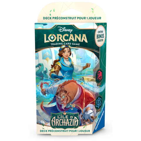 DISNEY LORCANA (FR) - ARCHAZIA’S ISLAND - STARTER DECK - Rubis & Saphir