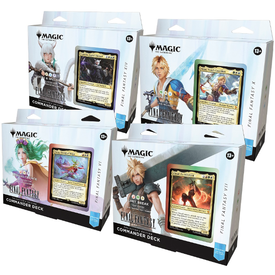 Wizards of the Coast MTG - FINAL FANTASY - COMMANDER COLLECTOR DECK - Set of 4