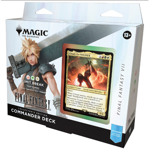 MTG - FINAL FANTASY - COMMANDER COLLECTOR DECK - Cloud, Ex-Soldier