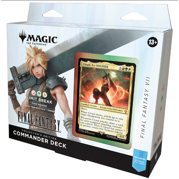 Wizards of the Coast MTG - FINAL FANTASY - COMMANDER COLLECTOR DECK - Cloud, Ex-Soldier