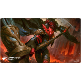 MTG UP - PLAYMAT - STITCHED - MTG - COMMANDER SERIES - FAN VOTE 2 - Karlach