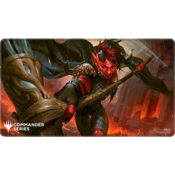MTG UP - PLAYMAT - STITCHED - MTG - COMMANDER SERIES - FAN VOTE 2 - Karlach