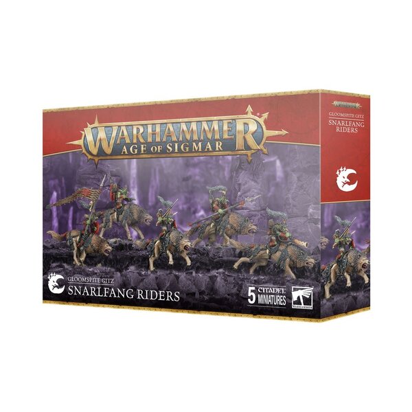 Gloomspite Gitz AOS - GLOOMSPITE GITZ - Snarlfang Riders