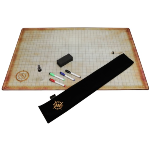 AP Global. AP - ENHANCE TABLETOP RPG GRID - DELUXE RUBBER MAT - Campaign Kit