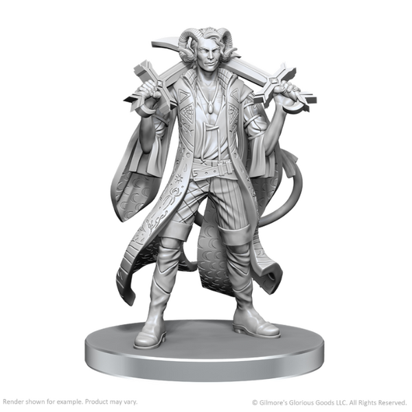 Wizkids CR - UNPAINTED MINIS - WV26 - MollyMauk Tealeadf & Caduceus Clay