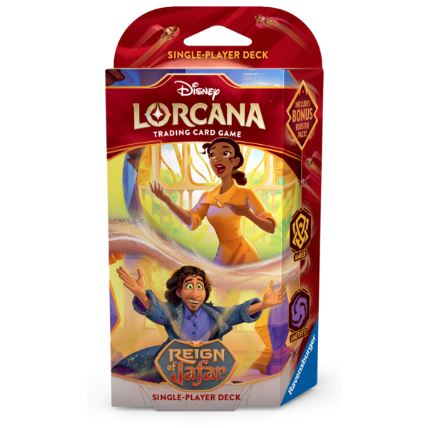 Ravensburger DISNEY LORCANA - REIGN OF JAFAR - STARTER DECK - Amber & Amethyst