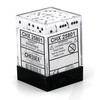 CHESSEX - OPAQUE - 36D6 - White/Black