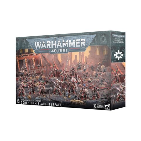 40K - WORLD EATERS - BATTLEFORCE - Gorestorm Slaughterpack