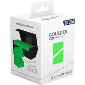 Ultimate Guard UG - DECK CASE - BOULDER (100+) - NEON - Green