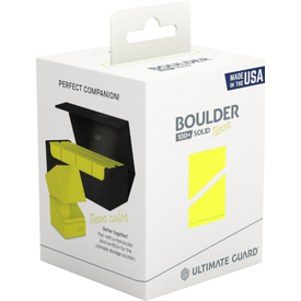 Ultimate Guard UG - DECK CASE - BOULDER (100+) - NEON - Yellow