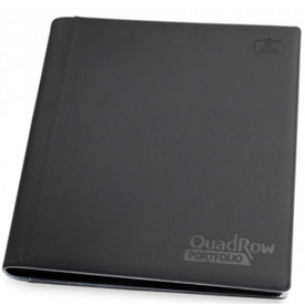 Ultimate Guard UG - QUADROW - ZIPFOLIO (12pkt) - XENOSKIN - Black