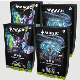 Wizards of the Coast (25 JUIL) MTG - EDGE OF ETERNITIES - COMMANDER DECKS - Set of 2