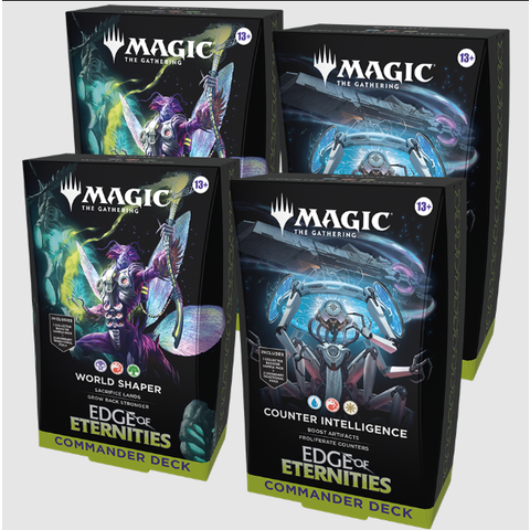 (25 JUIL) MTG - EDGE OF ETERNITIES - COMMANDER DECKS - Set of 2