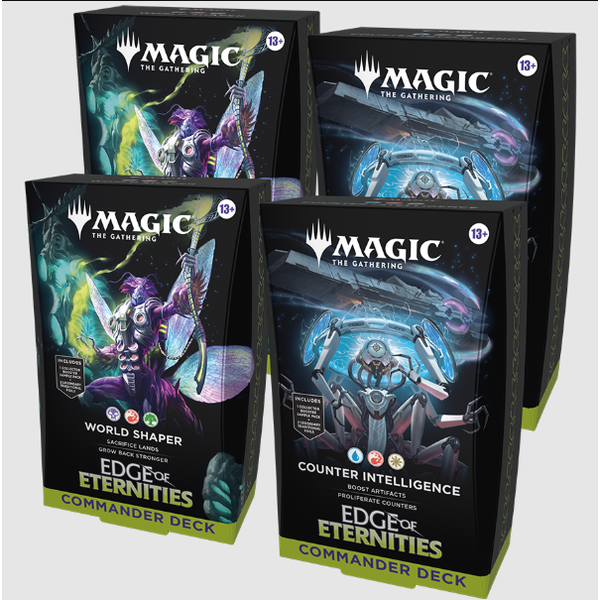 Wizards of the Coast (25 JUIL) MTG - EDGE OF ETERNITIES - COMMANDER DECKS - Set of 2