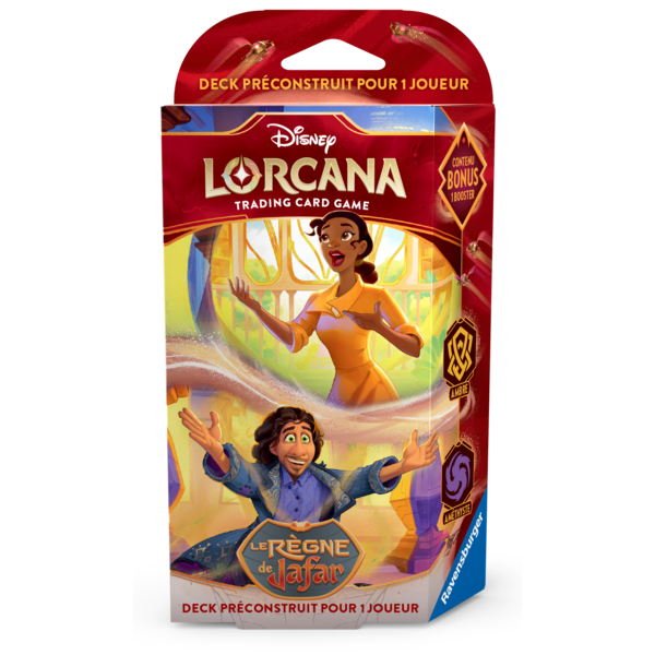 Ravensburger DISNEY LORCANA - REIGN OF JAFAR (FR) - STARTER DECK - Ambre & Améthyste