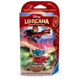 Ravensburger DISNEY LORCANA - REIGN OF JAFAR (FR) - STARTER DECK - Rubis & Acier