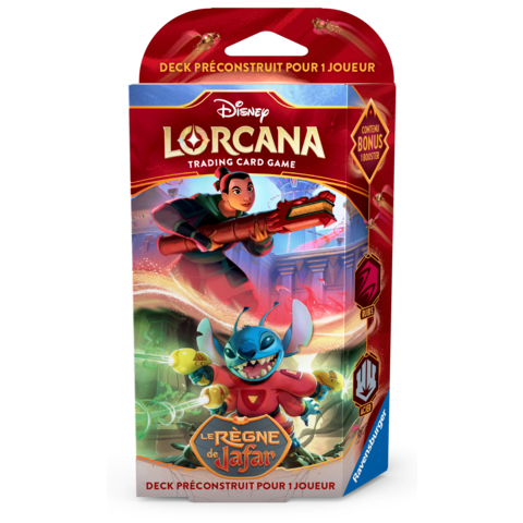 DISNEY LORCANA - REIGN OF JAFAR (FR) - STARTER DECK - Rubis & Acier