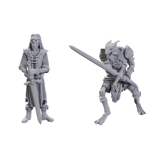 Wizkids DND - UNPAINTED MINIS - LIMITED EDITION - 50th ANNIVERSARY - Skeleton Knights