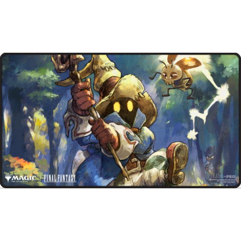 UP - PLAYMAT - PREMIUM BLACK STITCHED - MTG - FINAL FANTASY - Vivi Ornitier - Borderless